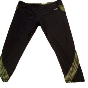 Women's Avia Gray/Green Capri Athletic Pants Measures Extra Large No Tag